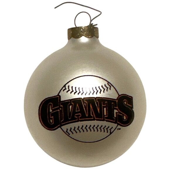 VTG San Francisco Giants MLB Christmas Glass Ornament Sports Collectors Series - Picture 1 of 11